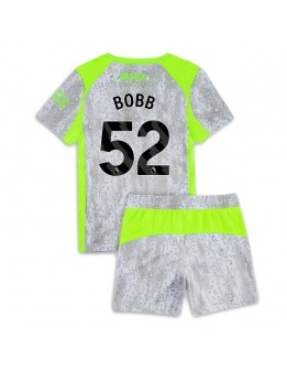 Manchester City Oscar Bobb #52 Dječji Rezervni Dres kompleti 2025-26 Kratak Rukavima (+ kratke hlače)